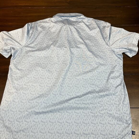 Mizzen & Main Mens Large Trim Short Sleeve Polo Shirt - Picture 3 of 3